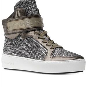 Micheal Kors trent high top sneakers - Bling
